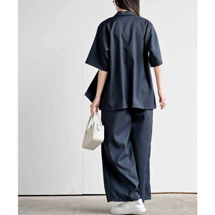 半袖テーラージャケット＋ワイドパンツセットアップ | rps | 詳細画像22 