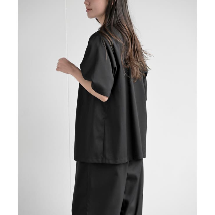 半袖テーラージャケット＋ワイドパンツセットアップ | rps | 詳細画像6 