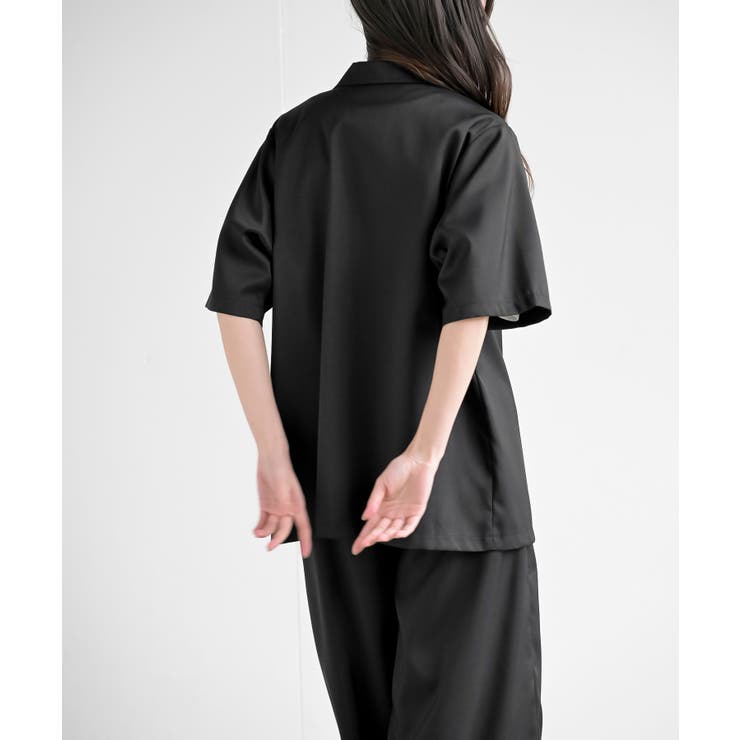 半袖テーラージャケット＋ワイドパンツセットアップ | rps | 詳細画像7 