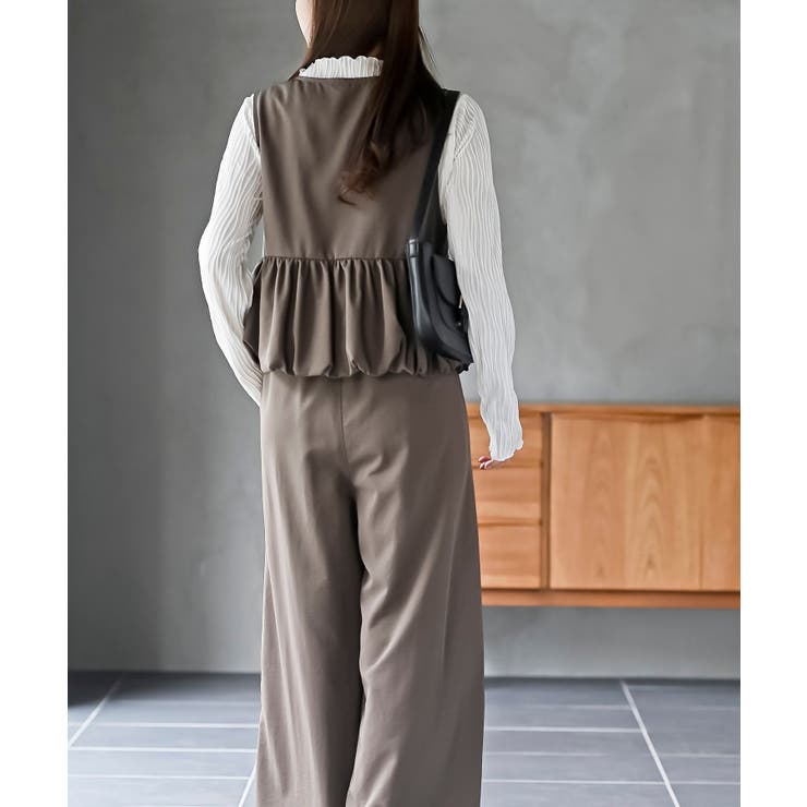 アメリヴィンテージ・バルーントップ、ワイドパンツセットアップ