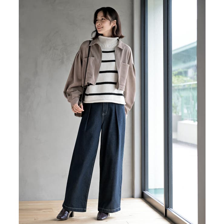 スエードポンチショートブルゾン | rps | 詳細画像10 