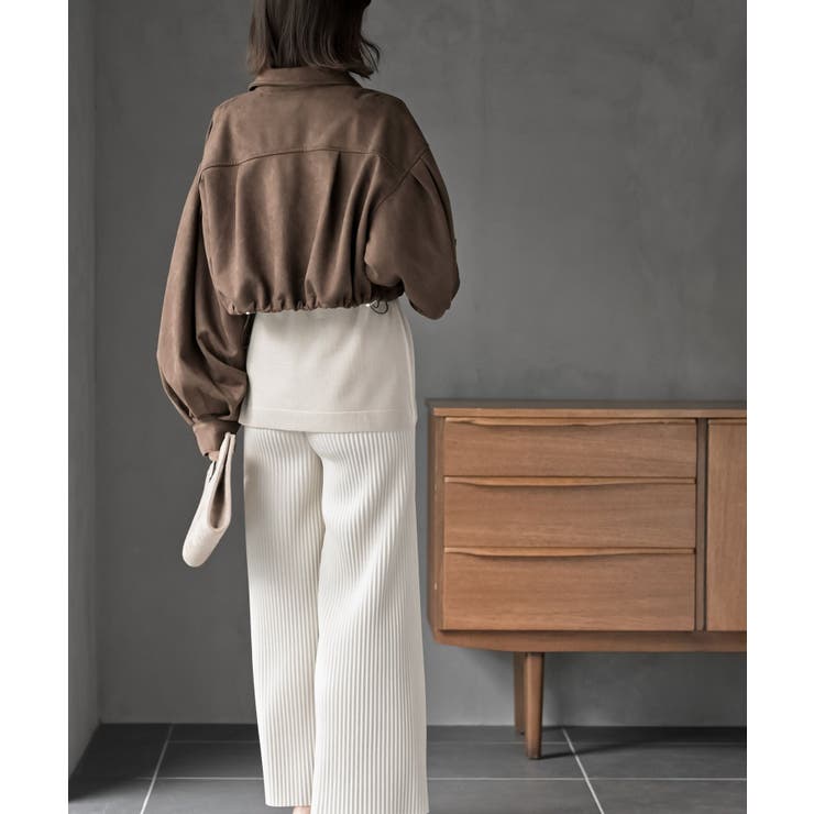 スエードポンチショートブルゾン | rps | 詳細画像20 