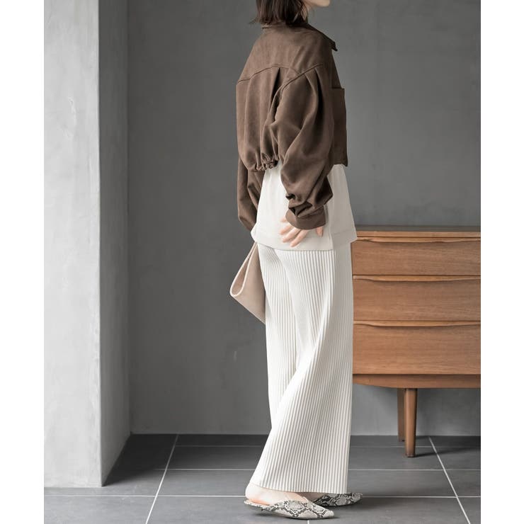 スエードポンチショートブルゾン | rps | 詳細画像21 