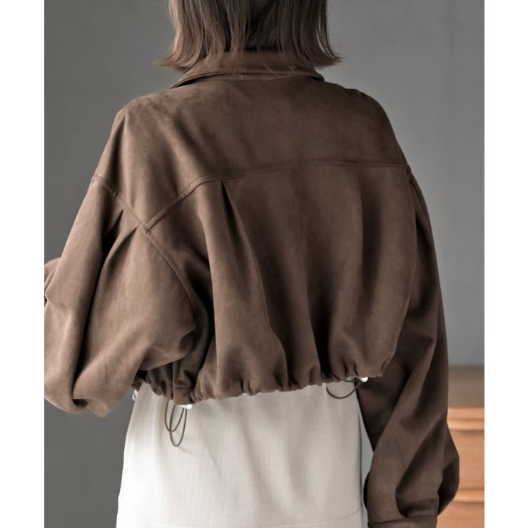 スエードポンチショートブルゾン | rps | 詳細画像24 