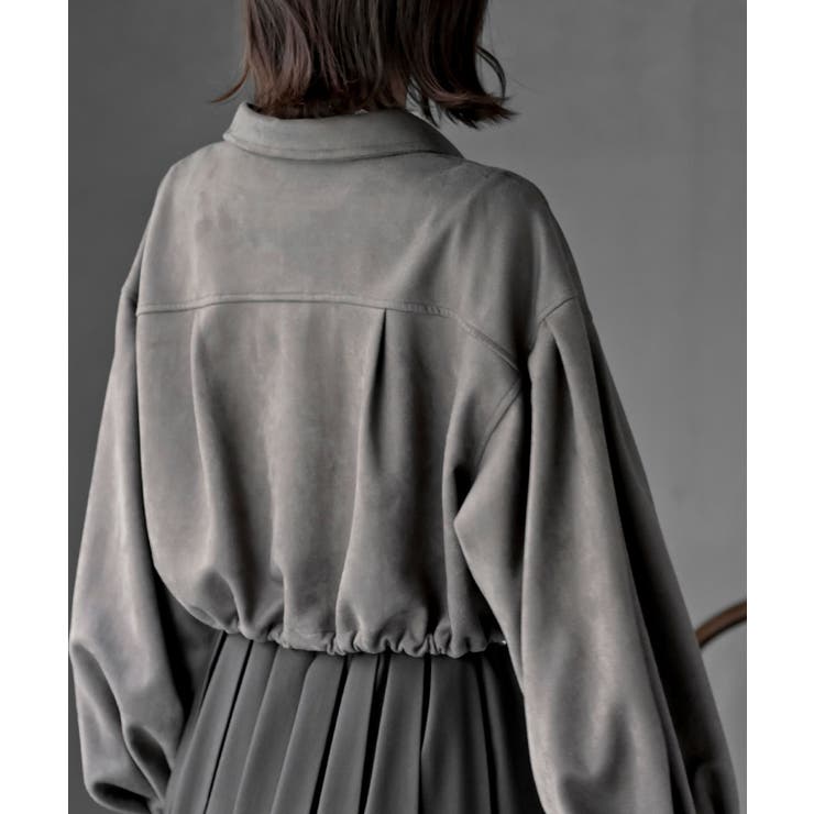 スエードポンチショートブルゾン | rps | 詳細画像8 