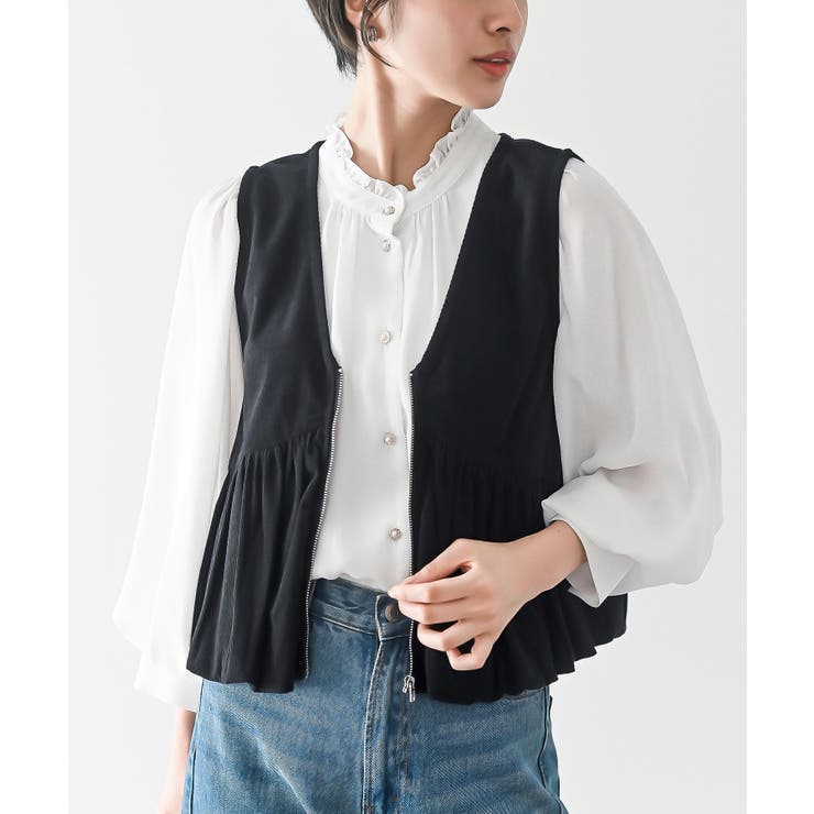 バルーンジップベスト COEL Online Storeバルーンジップベスト(F ホワイト): OUTERS