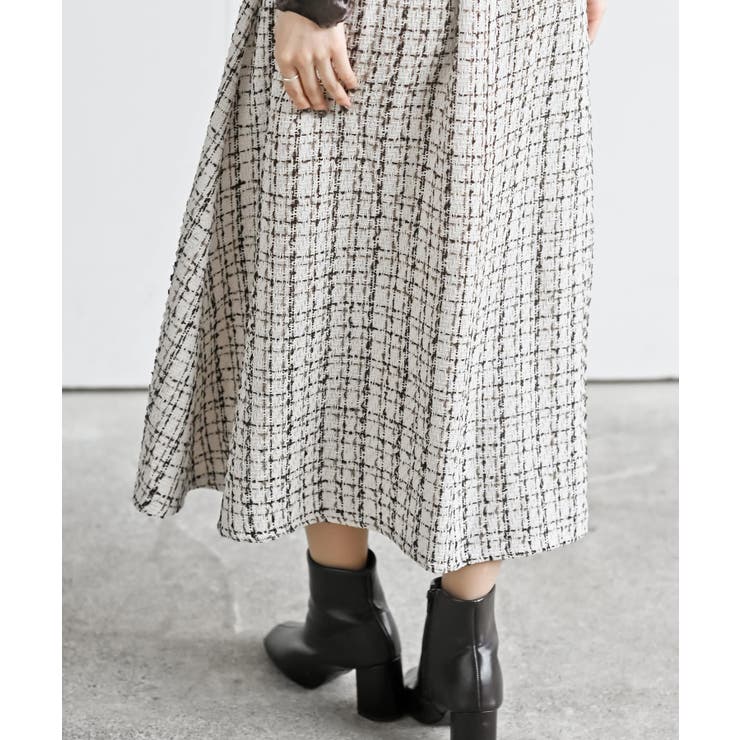 インナーＳＥＴツイードフレアーキャミワンピース | rps | 詳細画像10 