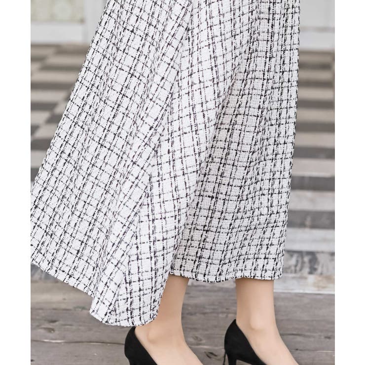 インナーＳＥＴツイードフレアーキャミワンピース | rps | 詳細画像20 