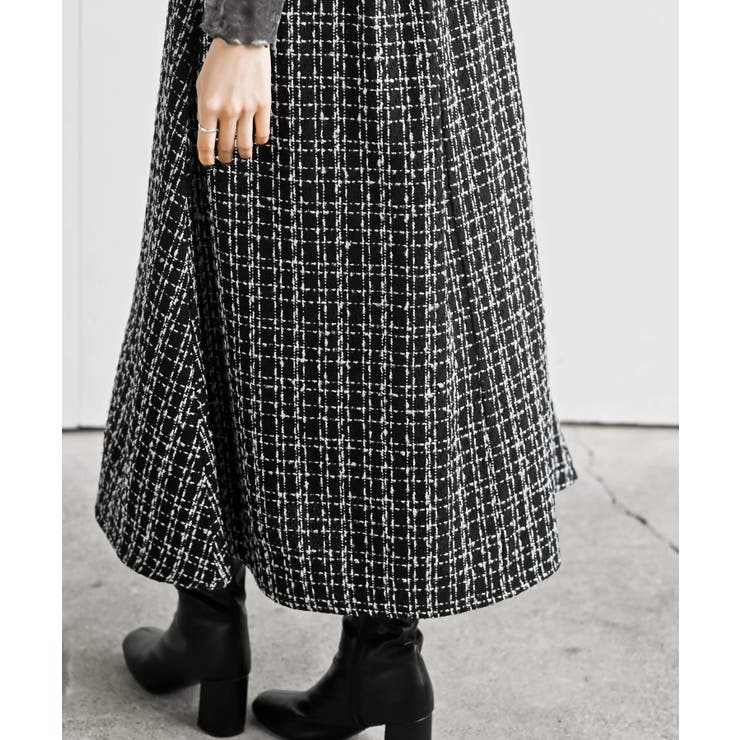 インナーＳＥＴツイードフレアーキャミワンピース | rps | 詳細画像30 