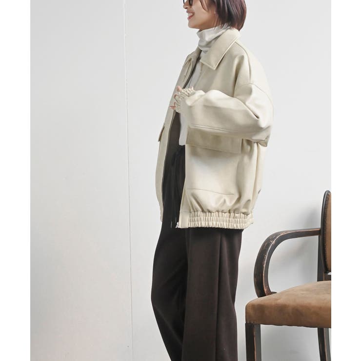 合皮ビッグブルゾン | rps | 詳細画像22 