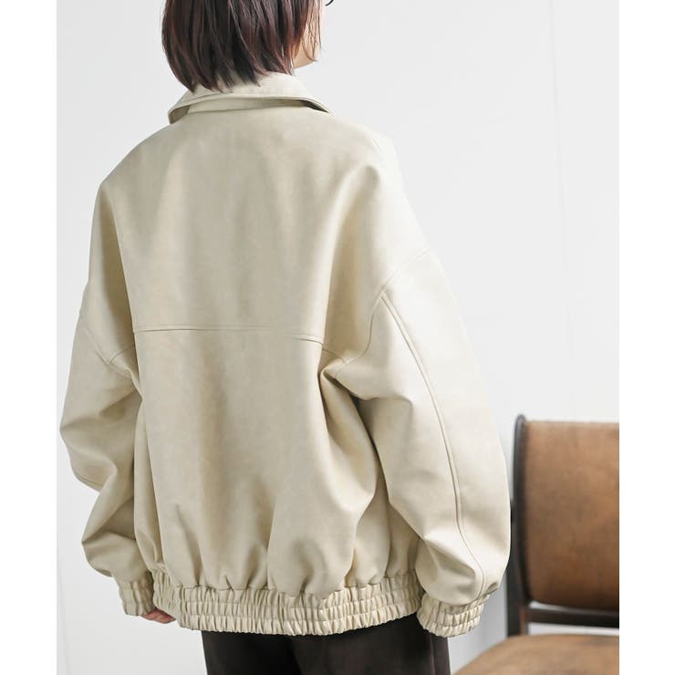 合皮ビッグブルゾン | rps | 詳細画像27 