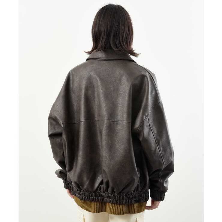 合皮ビッグブルゾン | rps | 詳細画像38 