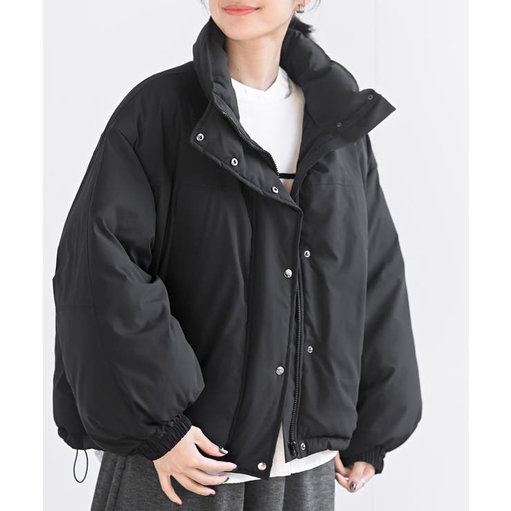 ブラック | ファイバーダウンショートブルゾン | rps