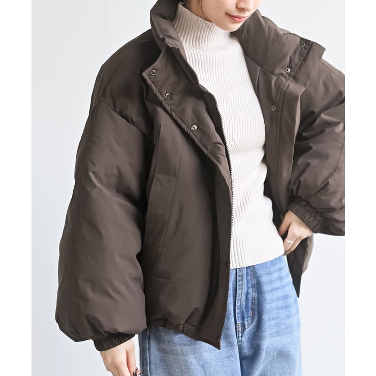 ブラウン | ファイバーダウンショートブルゾン | rps