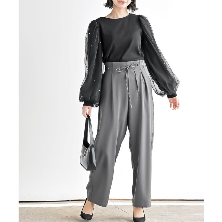 チュールパールスリーブカットプルオーバー | rps | 詳細画像10 