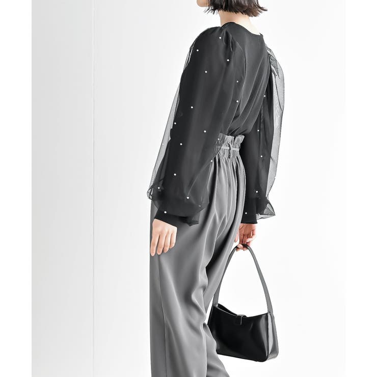 チュールパールスリーブカットプルオーバー | rps | 詳細画像12 