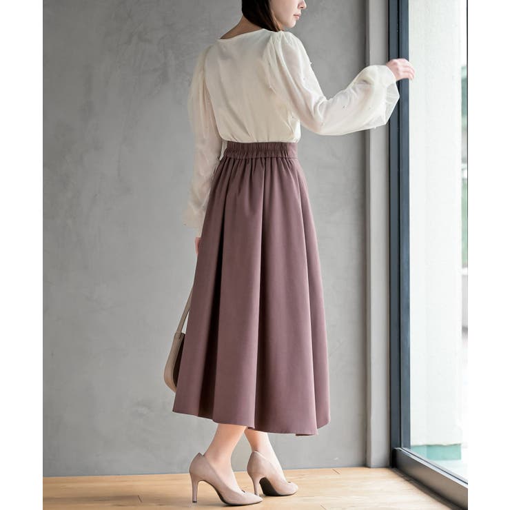 チュールパールスリーブカットプルオーバー | rps | 詳細画像5 