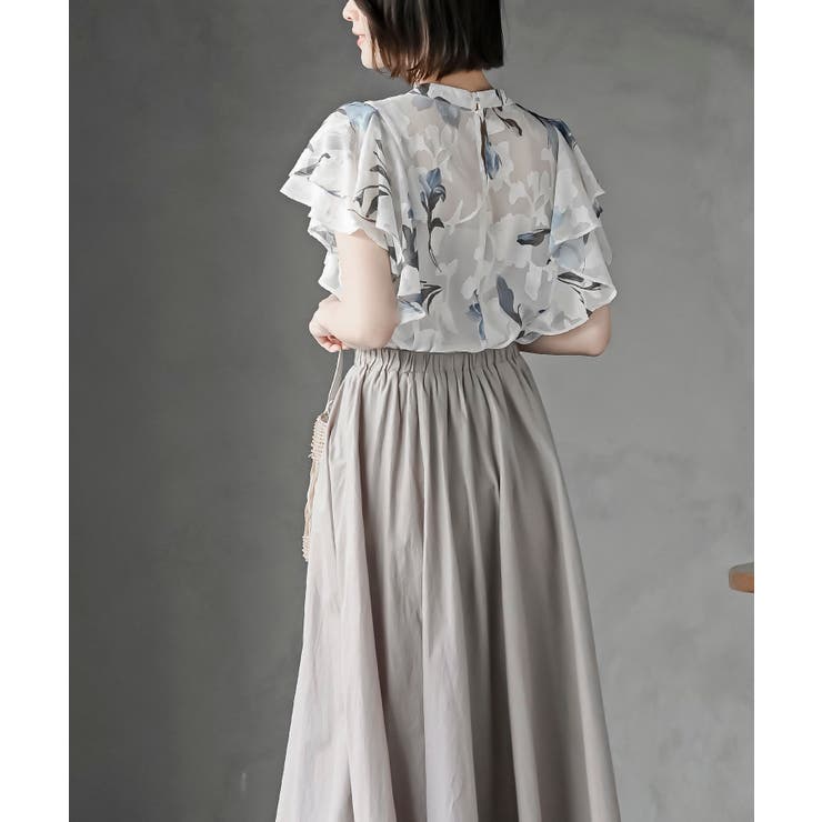 花柄フリル付きスカート ブラウスセットです❣ 花柄フリルJK＆SKセット|ems excite | RETRO GIRL ONLINE STORE