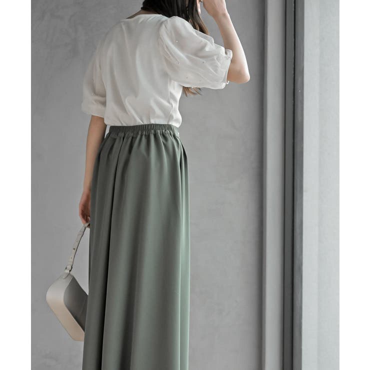 チュールパールハーフスリーブカットプルオーバー | rps | 詳細画像13 