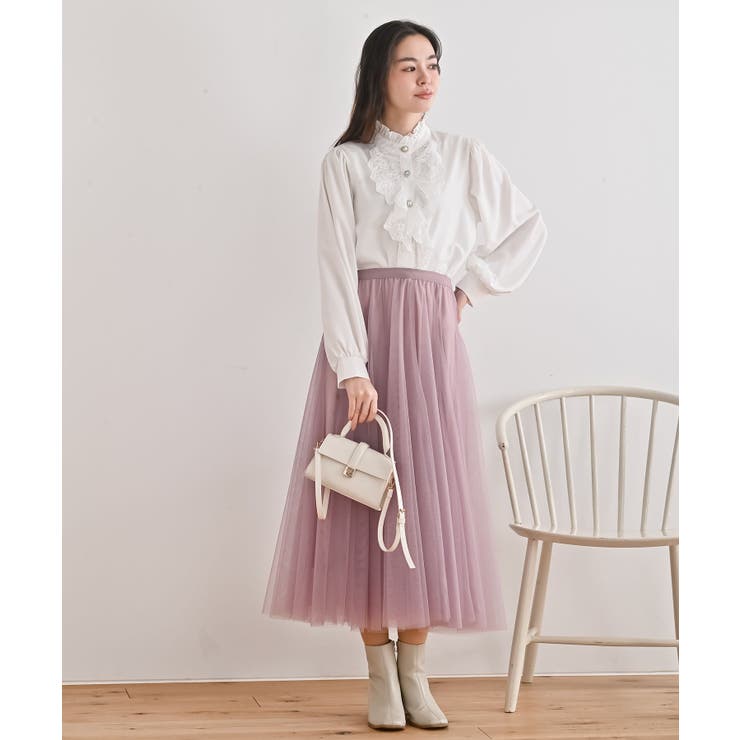 フリルレース付きブラウス | rps | 詳細画像11 