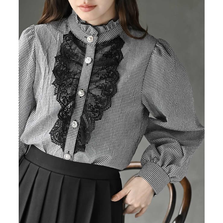 フリルレース付きブラウス | rps | 詳細画像15 