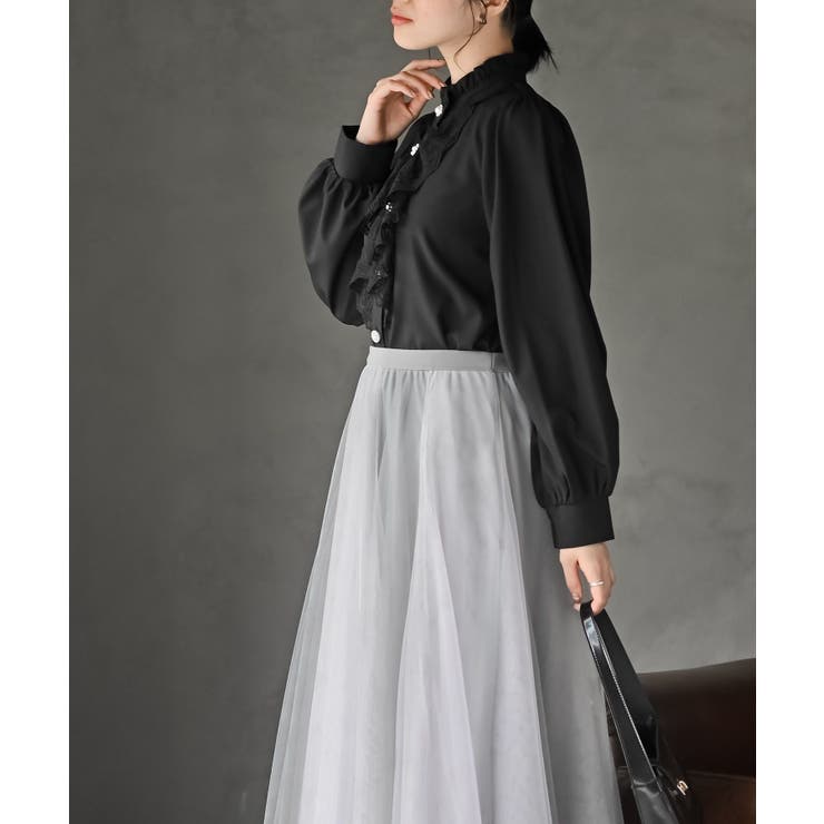 フリルレース付きブラウス | rps | 詳細画像22 