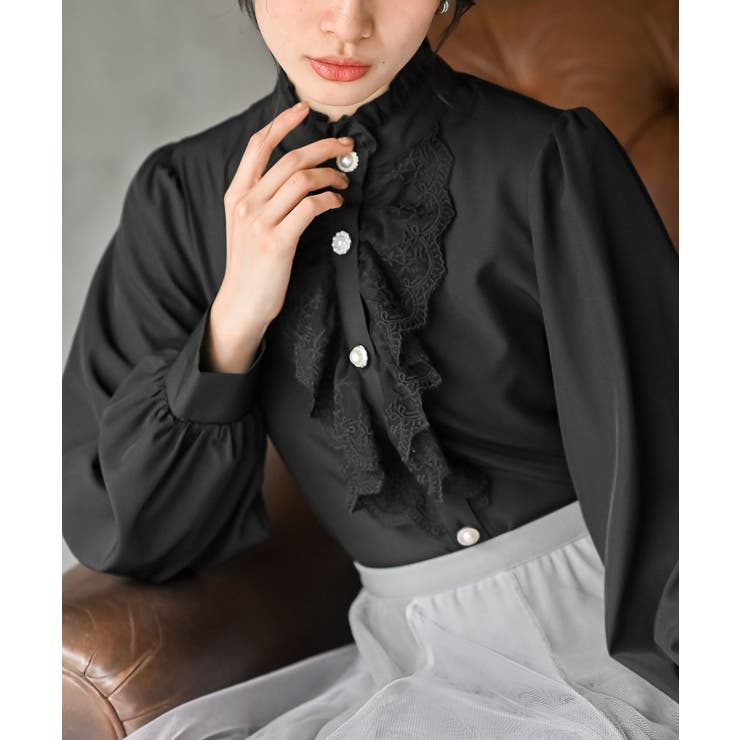 フリルレース付きブラウス | rps | 詳細画像24 