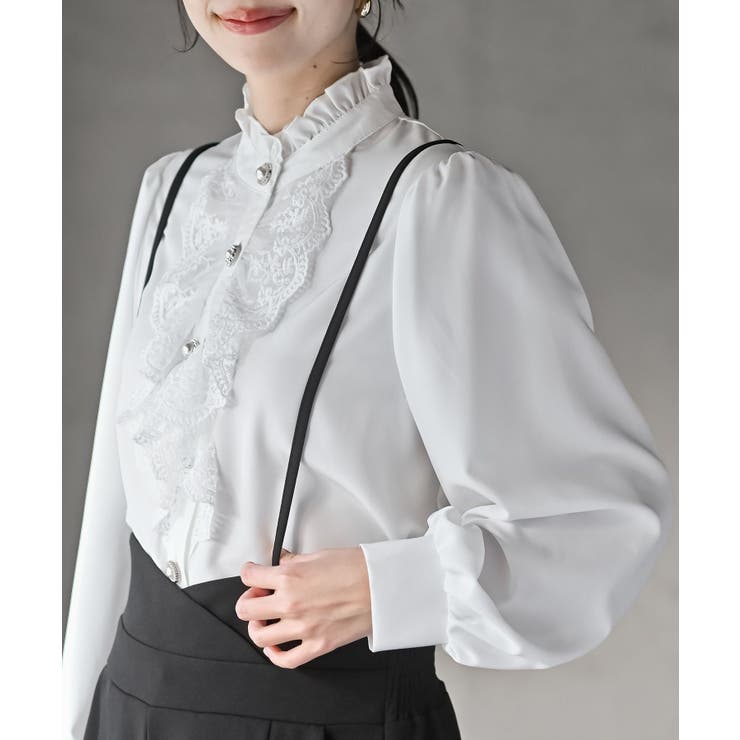 フリルレース付きブラウス | rps | 詳細画像7 