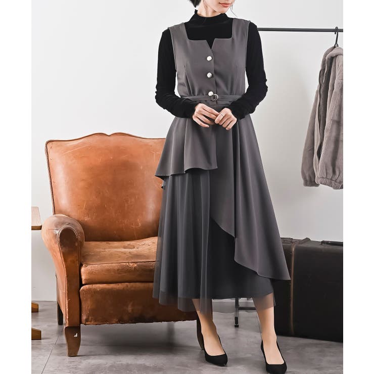 チュールレイヤードワンピース | rps | 詳細画像1 