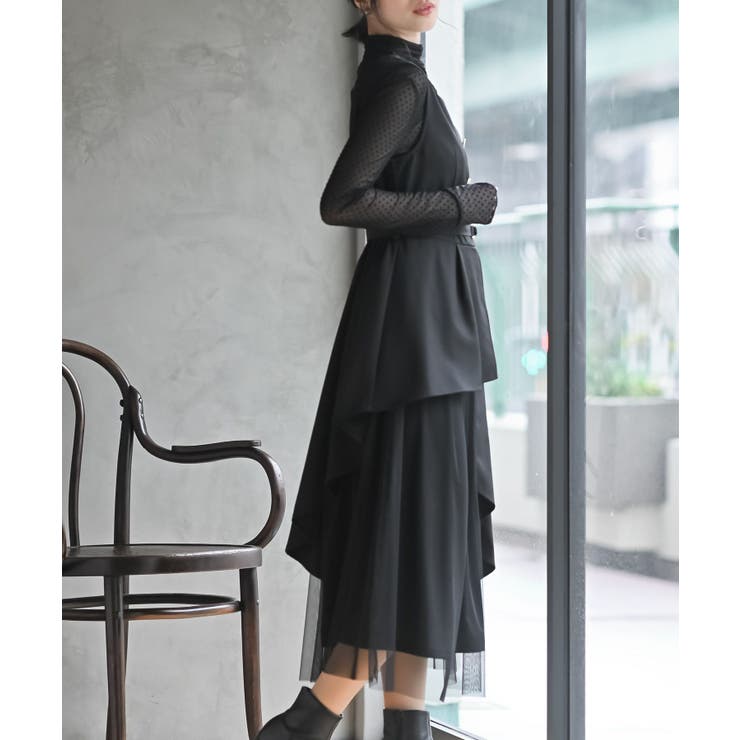 チュールレイヤードワンピース | rps | 詳細画像18 