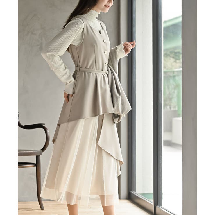 チュールレイヤードワンピース | rps | 詳細画像3 