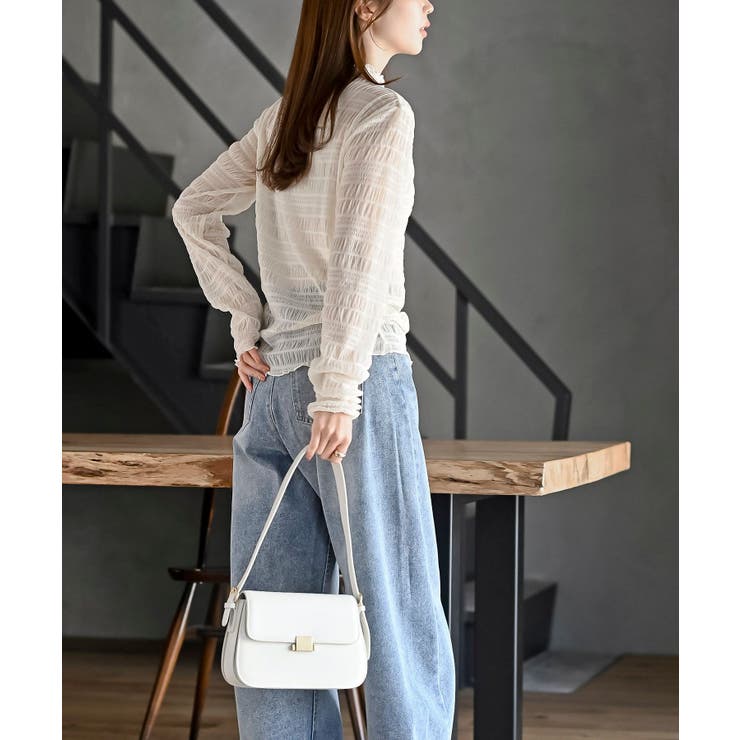 シアーレースプチハイネックカットソー | rps | 詳細画像13 