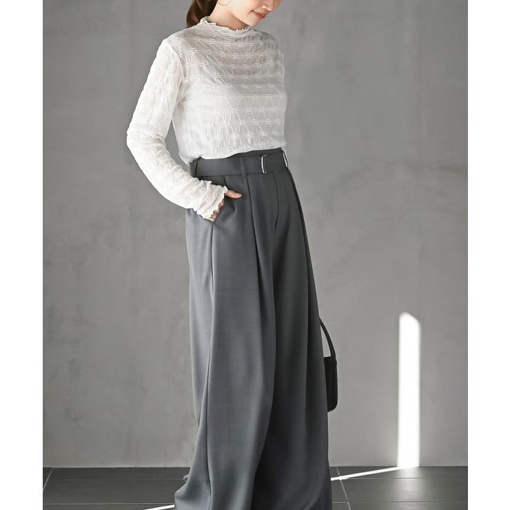 シアーレースプチハイネックカットソー | rps | 詳細画像3 