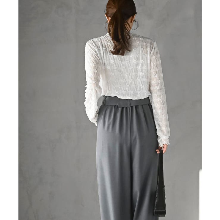 シアーレースプチハイネックカットソー | rps | 詳細画像4 