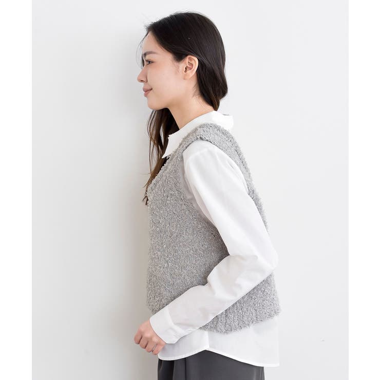 ペーパーヤーンベスト×ブラウスアンサンブル | rps | 詳細画像26 