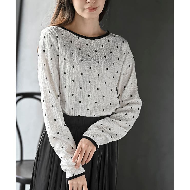 配色ふくれジャガードアソートカットソー | rps | 詳細画像16 