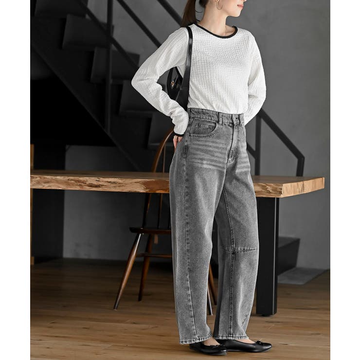 配色ふくれジャガードアソートカットソー | rps | 詳細画像2 