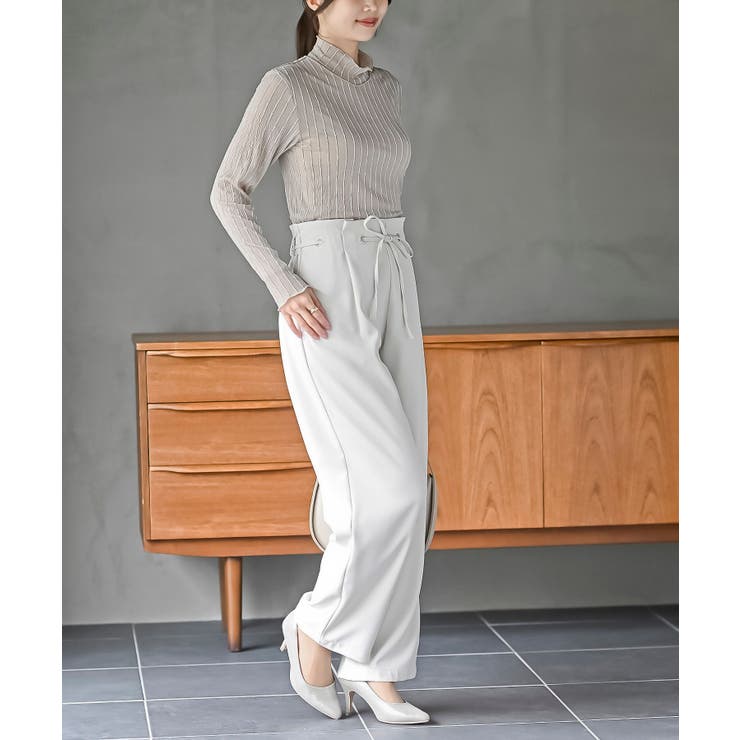 シアーストライプハイネックカットソー | rps | 詳細画像14 