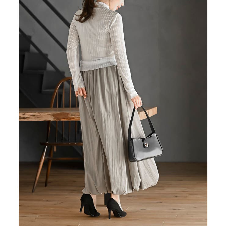 シアーストライプハイネックカットソー | rps | 詳細画像5 