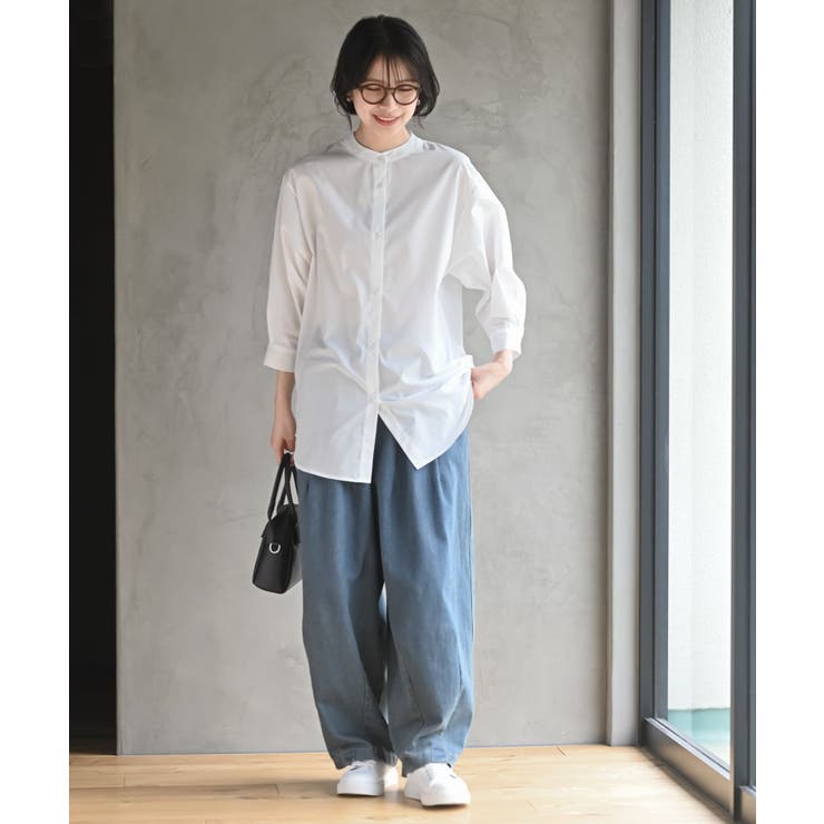 透かし編みベスト＋７分袖シャツアンサンブル | rps | 詳細画像25 