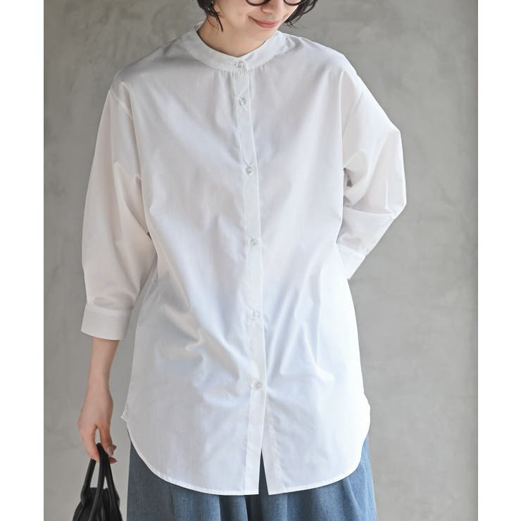 透かし編みベスト＋７分袖シャツアンサンブル | rps | 詳細画像26 