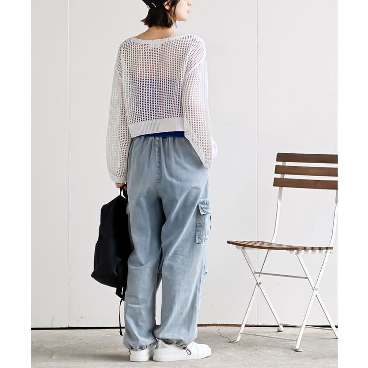 ラメメッシュニットプルオーバー | rps | 詳細画像5 