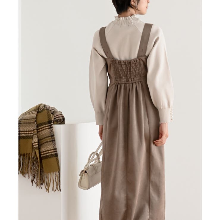 袖口パールフリルネックスポンジニットプルオーバー | rps | 詳細画像21 