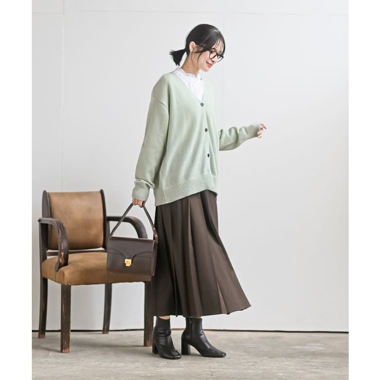 ビッグシルエットカラーニットカーディガン | rps | 詳細画像2 