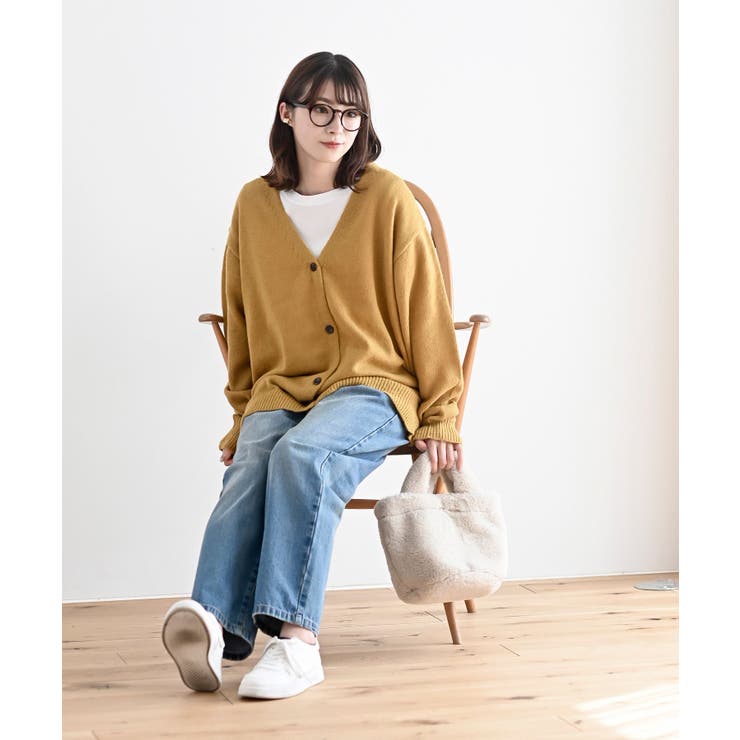 ビッグシルエットカラーニットカーディガン | rps | 詳細画像27 