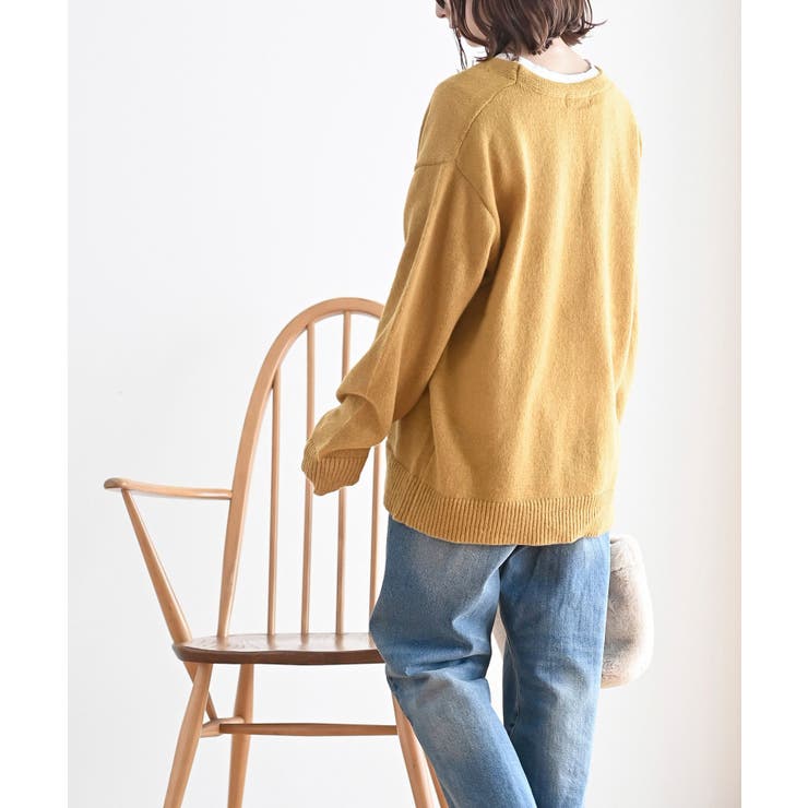 ビッグシルエットカラーニットカーディガン | rps | 詳細画像29 