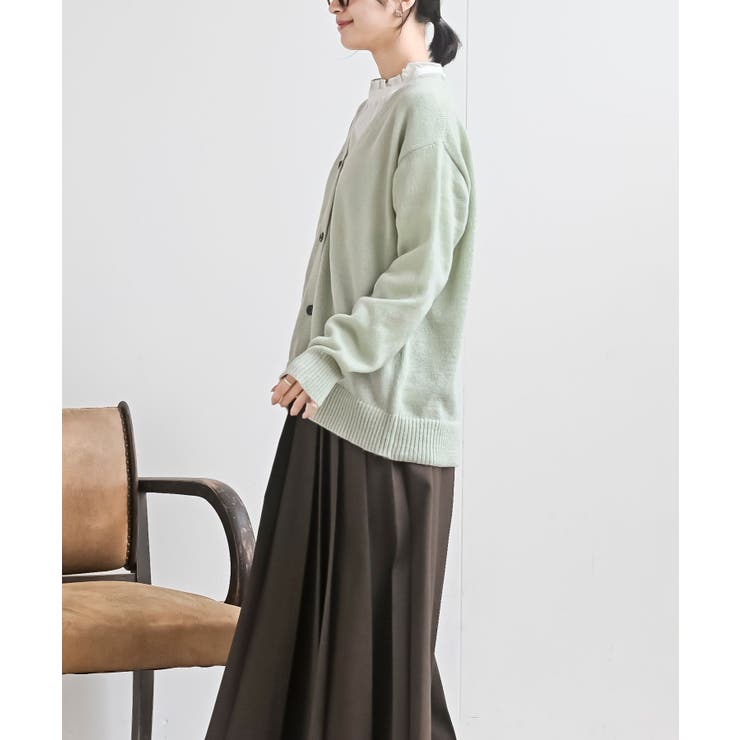 ビッグシルエットカラーニットカーディガン | rps | 詳細画像3 