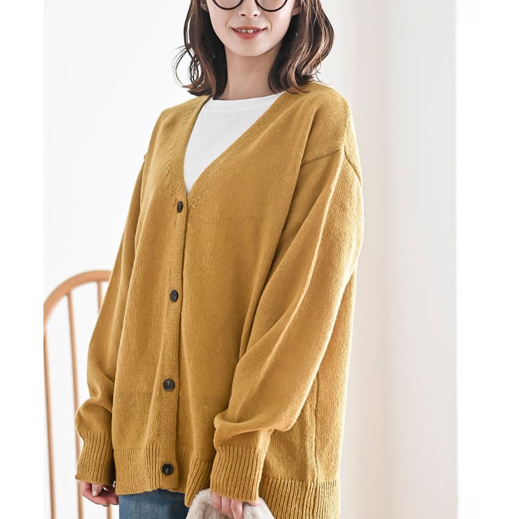 ビッグシルエットカラーニットカーディガン | rps | 詳細画像31 