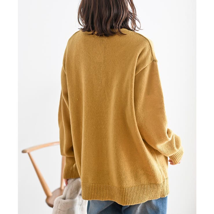 ビッグシルエットカラーニットカーディガン | rps | 詳細画像33 