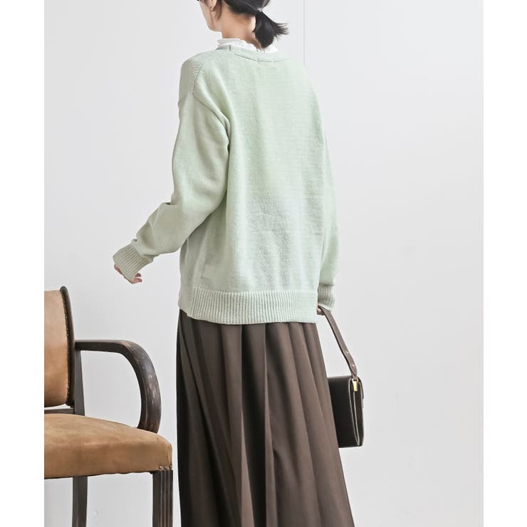 ビッグシルエットカラーニットカーディガン | rps | 詳細画像4 